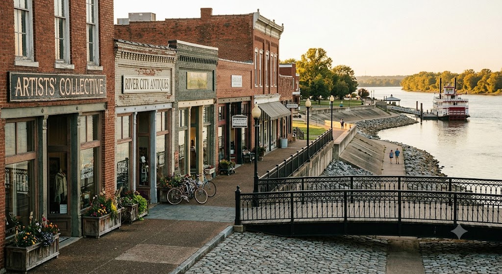 Historic homes in the Lower Town Arts District, Paducah KY